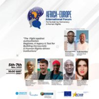 THE AFRICA –EUROPEAN INTERNATIONAL FORUM FOR SUSTAINING DEMOCRACY & HUMAN RIGHT   IN PROMOTING ENVIRONMENTAL GOVERNANCE  AND SOCIAL JUSTICE